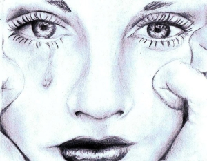 Crying Face Pencil Drawings Crying Face Pencil Drawings Simple Pencil Sketches Of Face - Drawing